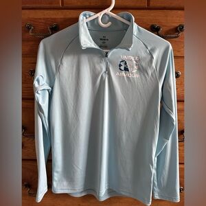 Under Armour Sky Blue Quarter-Zip Top